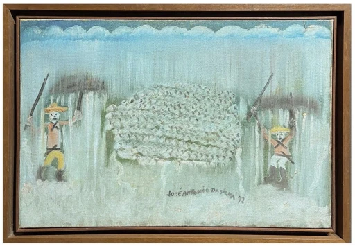 Carneiros na chuva 2