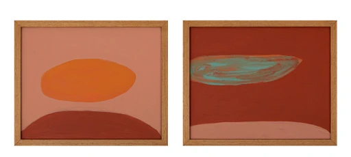 Green Rock and Orange Rock