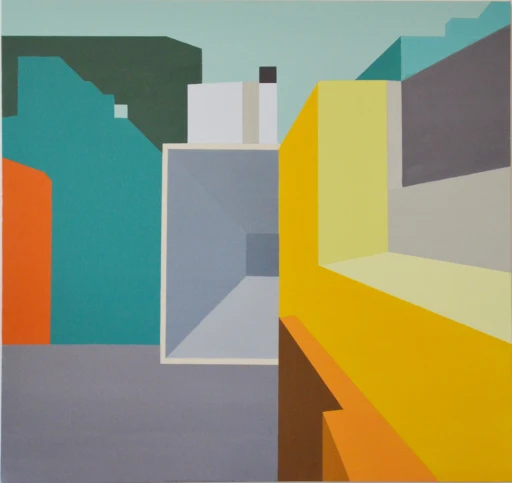 Sem Título, série FACHADAS COLORIDAS