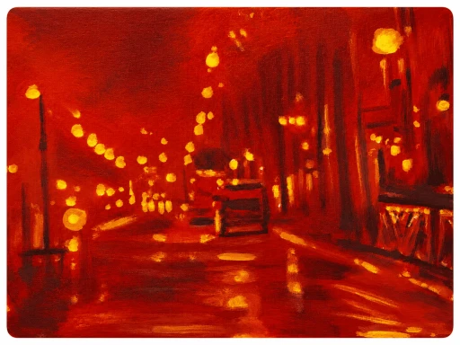 Quadro Noite sem Fim 