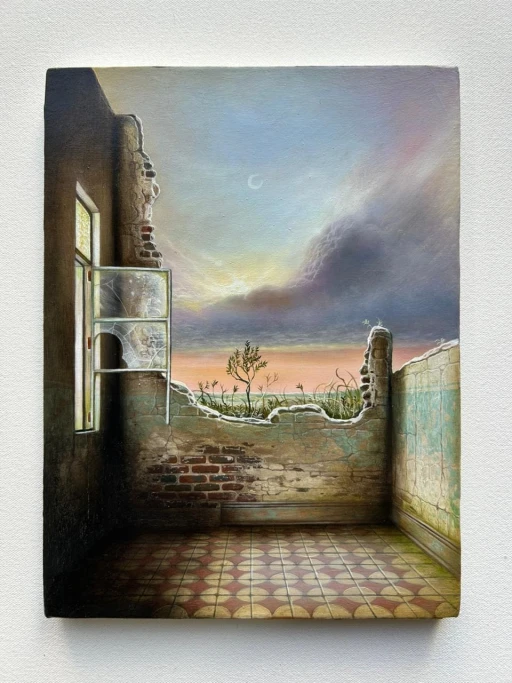 Paisagem com ruína