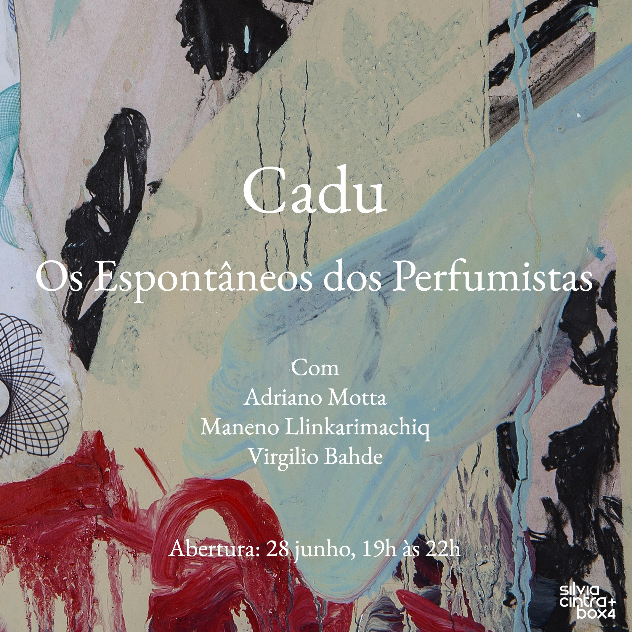 Exposição “Os Espontâneos dos Perfumistas” individual de Cadu
