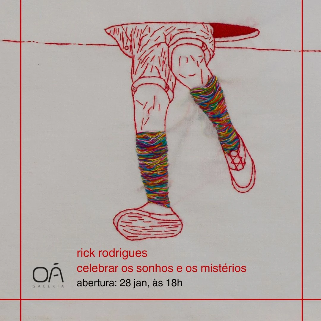 Exposição individual "Celebrar os sonhos e os mistérios", de Rick Rodrigues