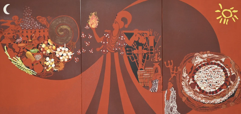 Exposição individual "Òkòtó: Espiral da Evolução", de Goya Lopes