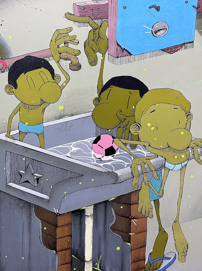 Exposição individual "Entre Ideias e Quintais", de Rocket