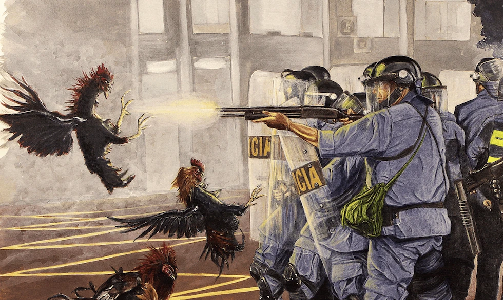 Exposição individual "Se correr o bicho pega, se ficar o bicho come", de Gunga Guerra