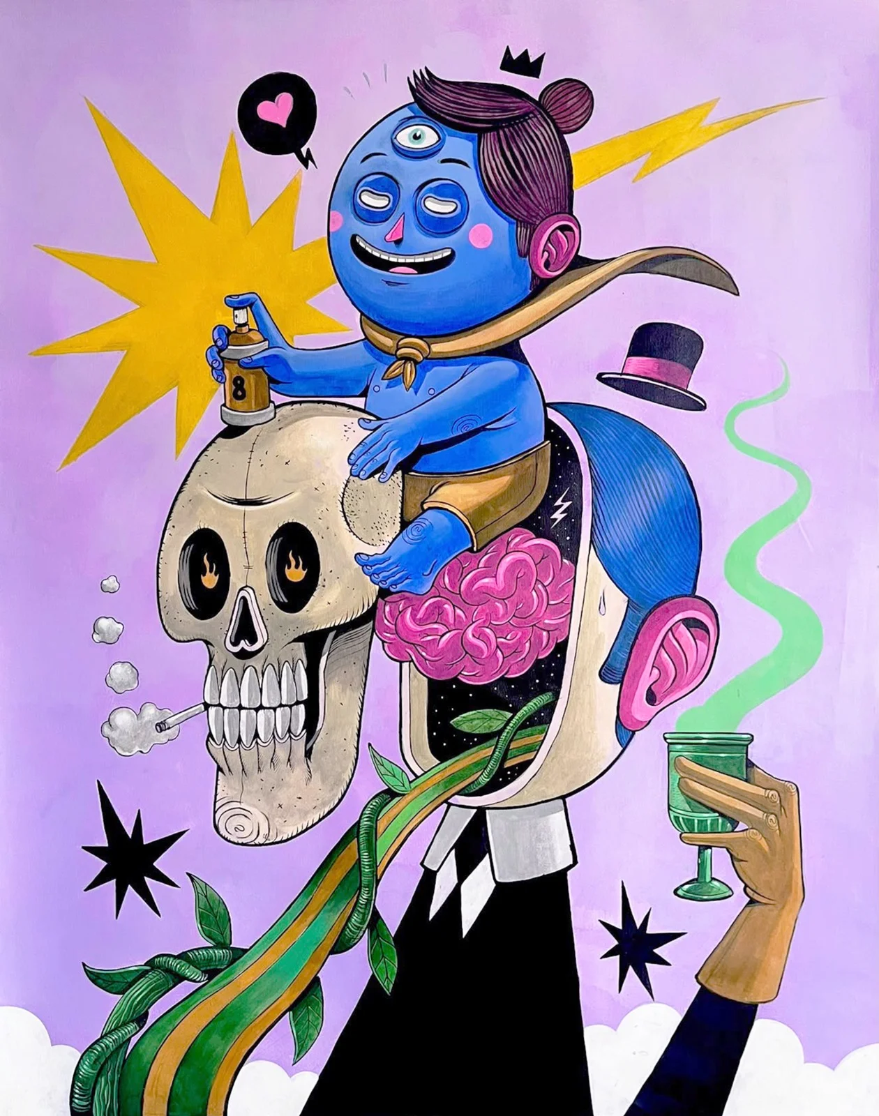 Exposição "Gnosi Urbana: A Travessia" de Diego Della Posta
