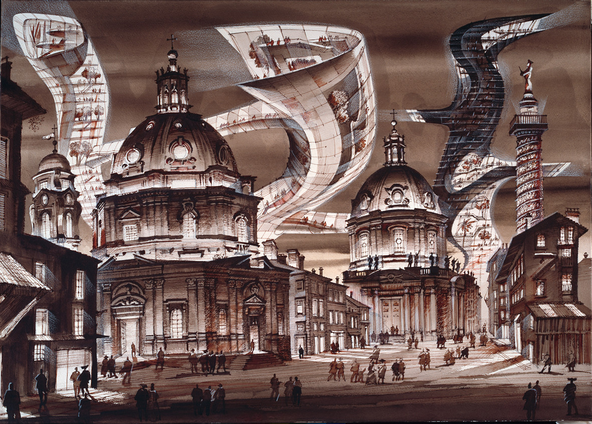 Exposição "Sergei Tchoban: tempo espelhado"