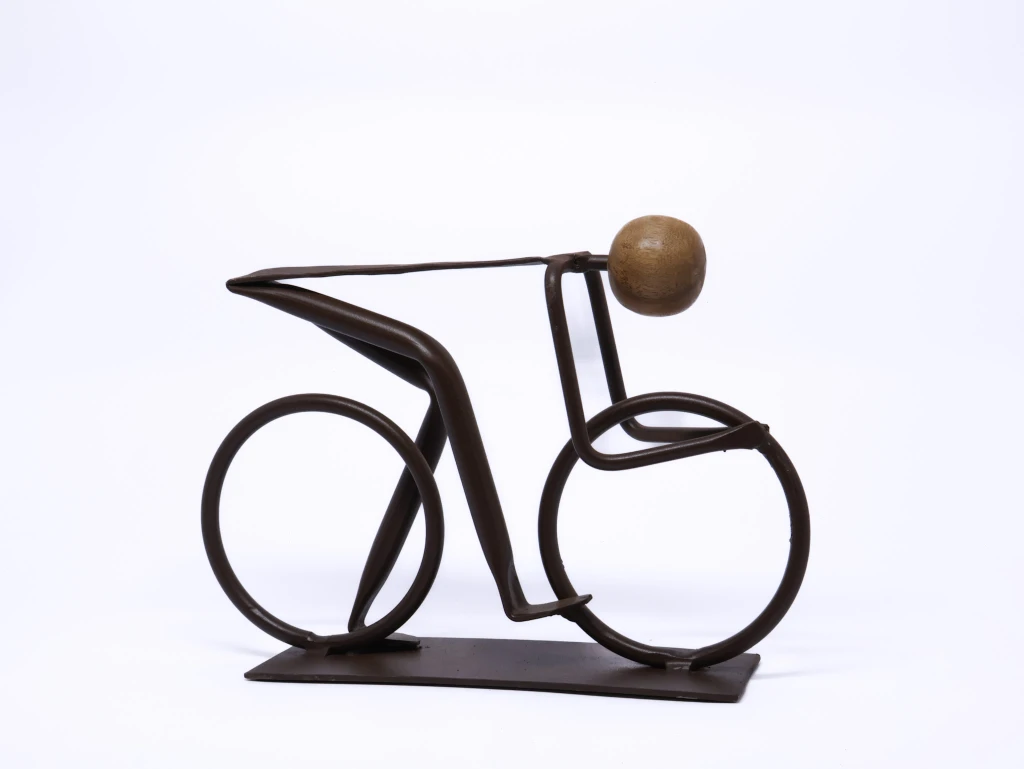 Escultura O ciclista