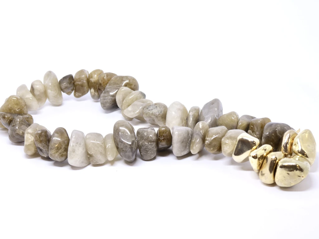 Colar Escultura com Pedra Citrino