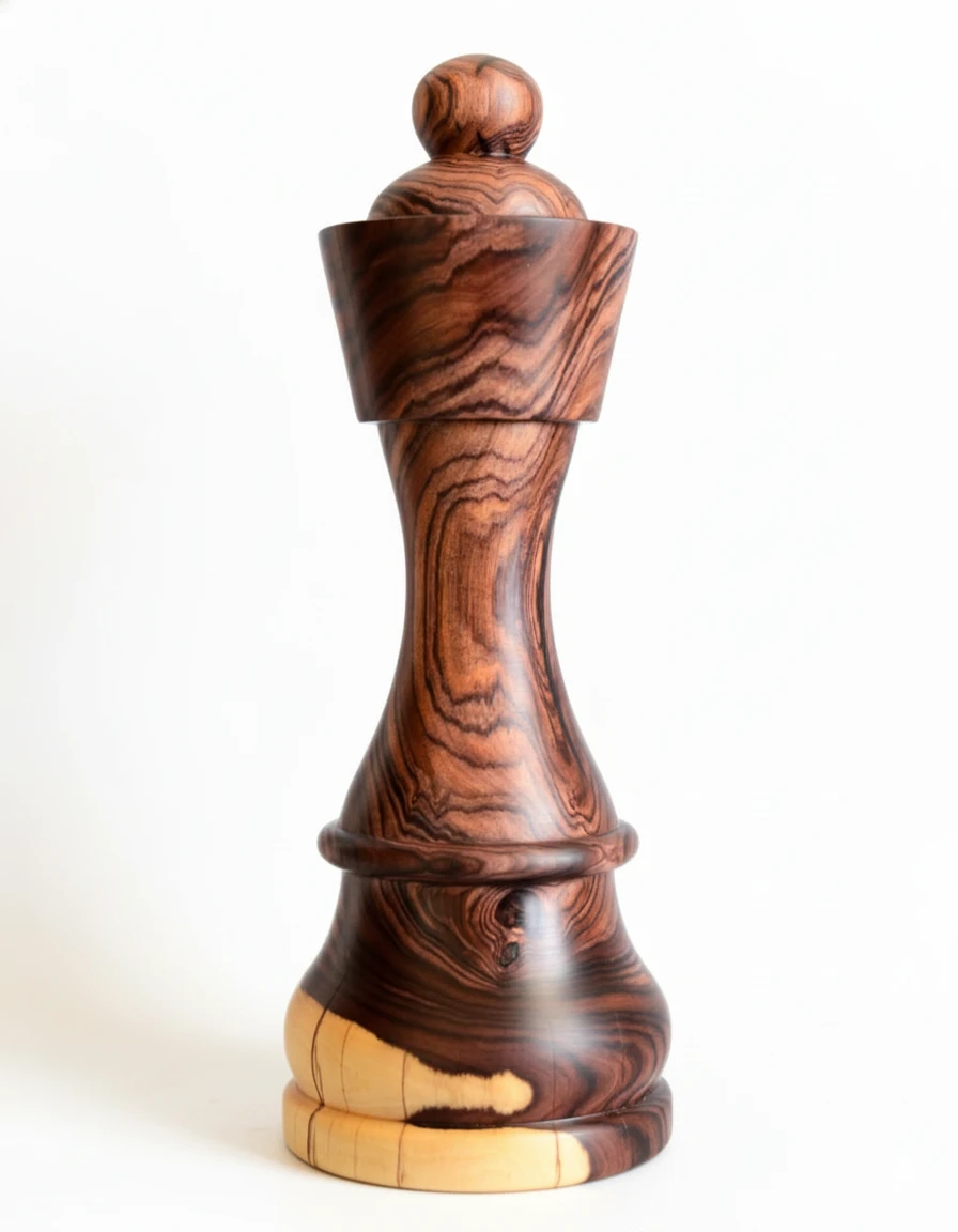 Rainha de xadrez em Jacarandá Violeta