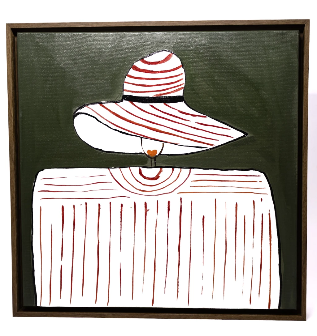 Série Mulheres 3  - Chapéu listras