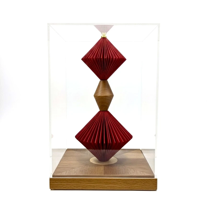 Escultura Dupla Balão Vinho