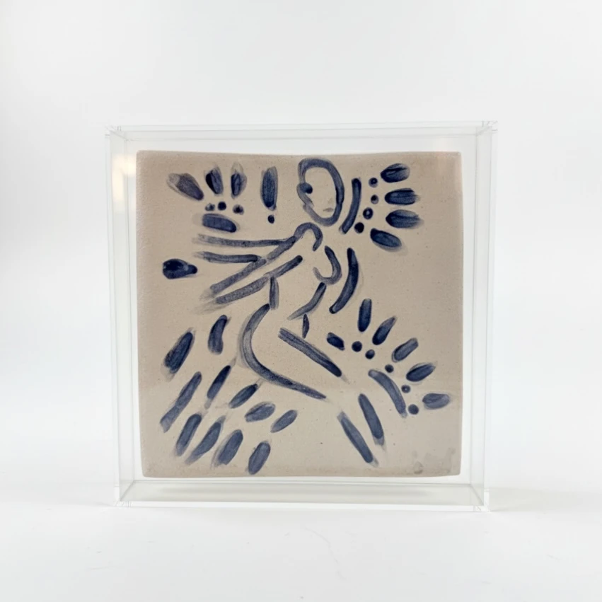 Quadrinho azul mulher 2