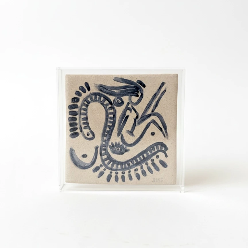 Quadrinho azul mulher 1