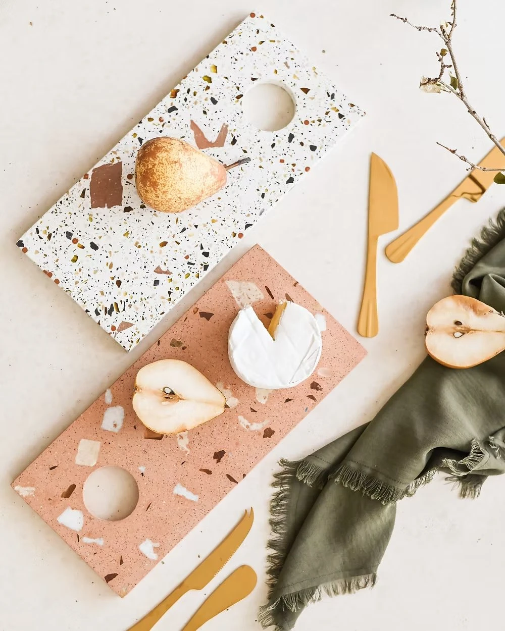 Bandeja retangular TERRA VERMELHA