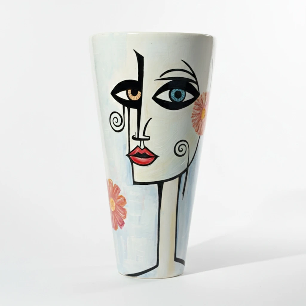 Vaso olhares assimétricos 