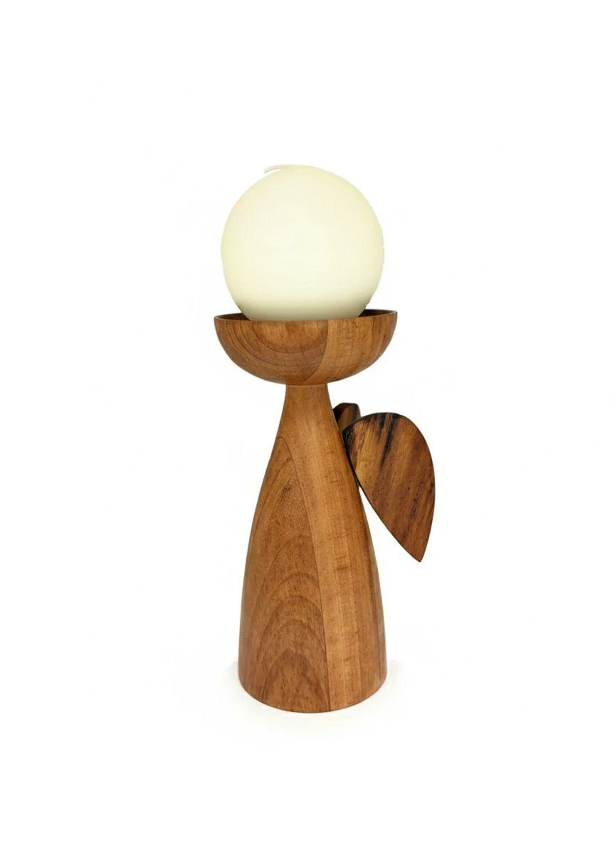 Castiçal anjo Maracatiara