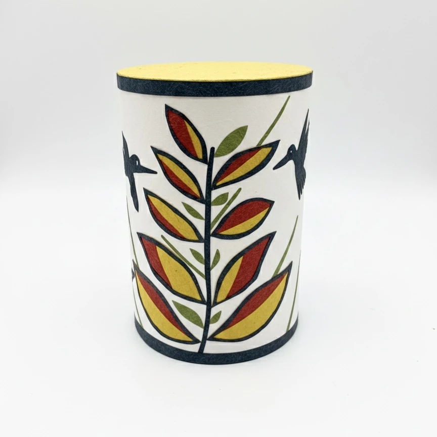 Luminária redonda Heliconea 