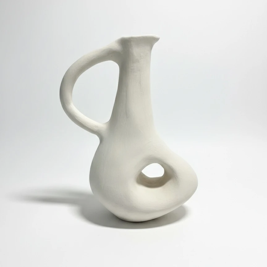 Jarro Biomórfico branco