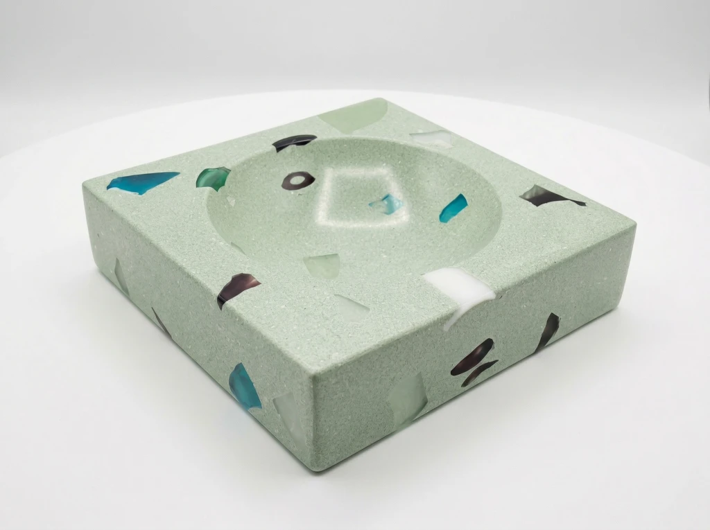 Centro de mesa Mono verde