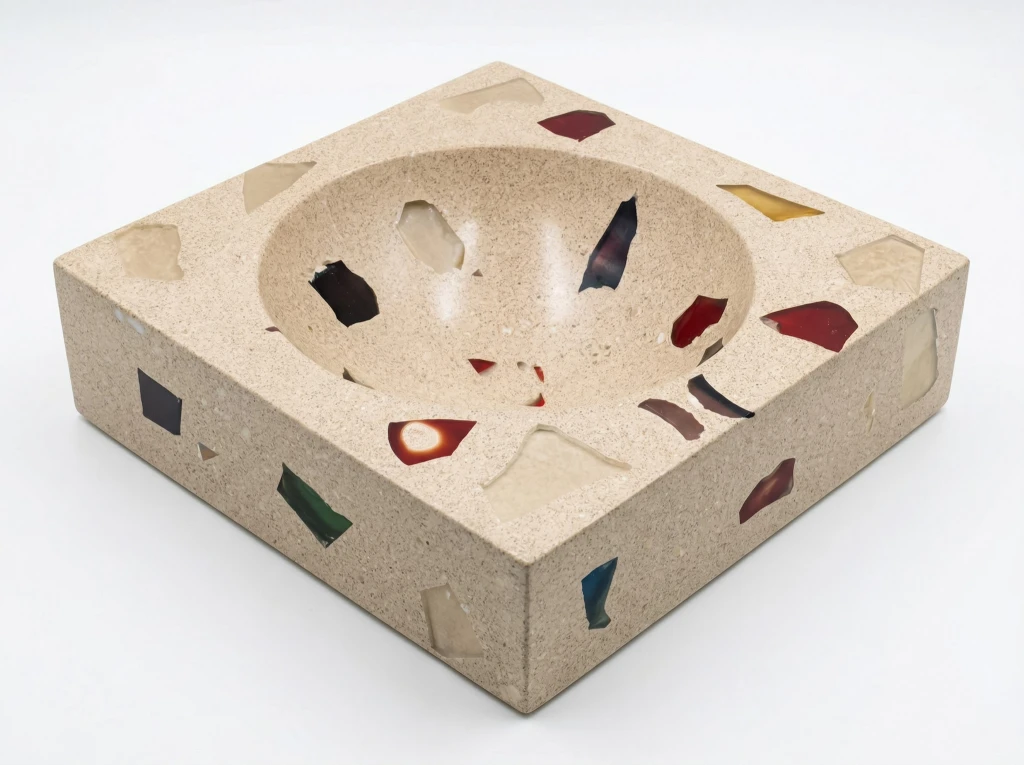 Centro de mesa Mono bege