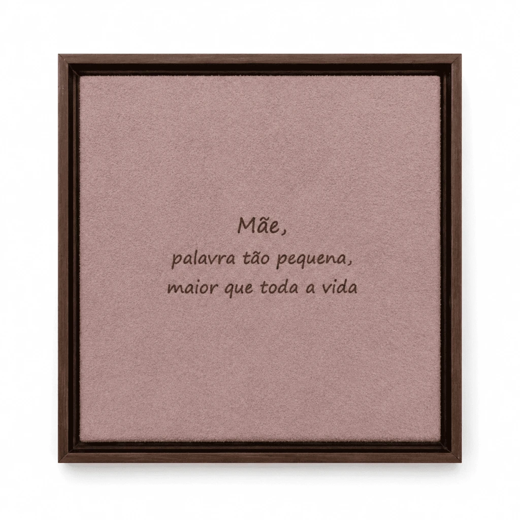 Mãe,  palavra tão pequena, maior que toda vida