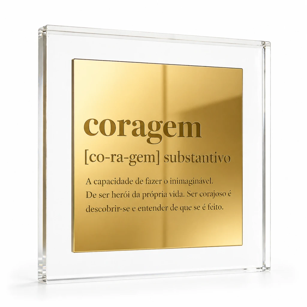 Quadro definição: Coragem