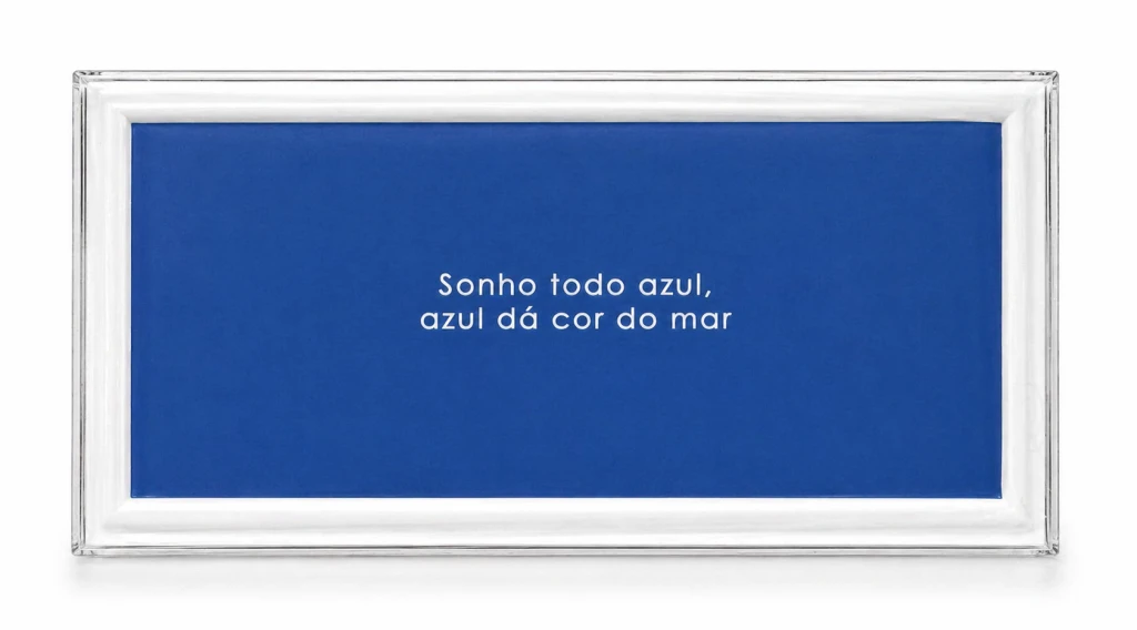 Azulejo - Sonho todo azul, azul dá cor do mar