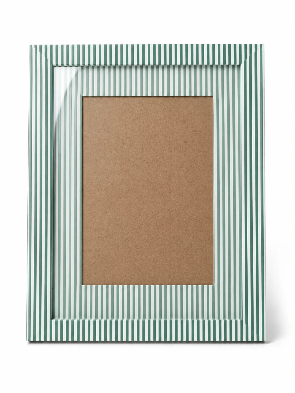 Porta Retrato P: listrado verde