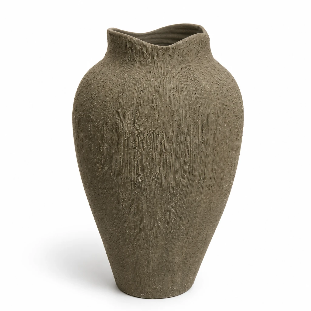 Vaso Jasmin verde musgo G