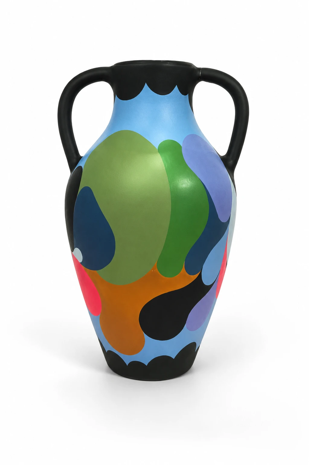 VASO ÂNFORA GRANDE PRETO