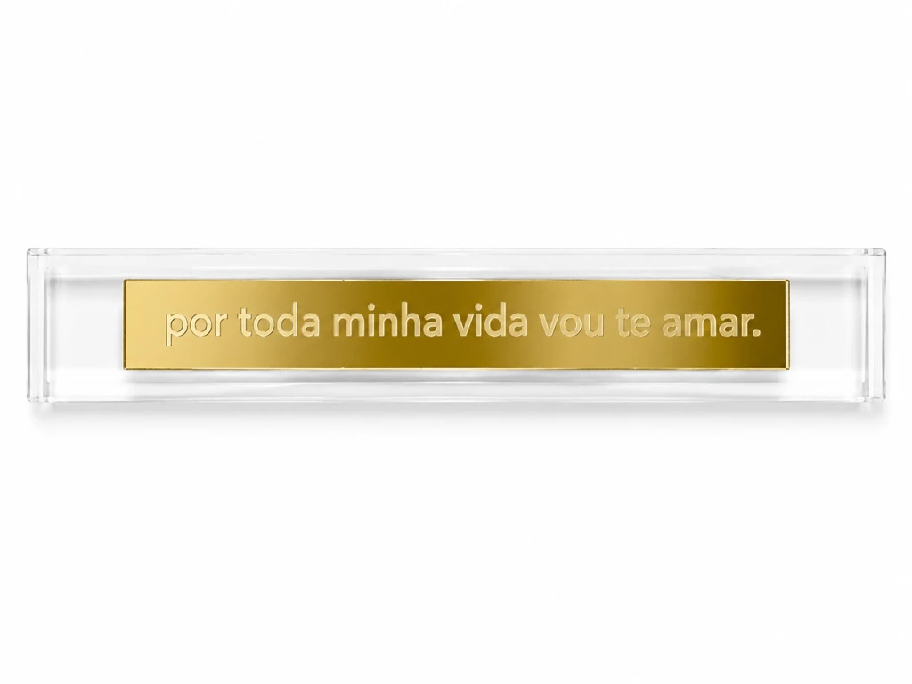 Régua: Por toda minha vida vou te amar