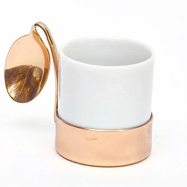  Conjunto de Xícaras com Colher