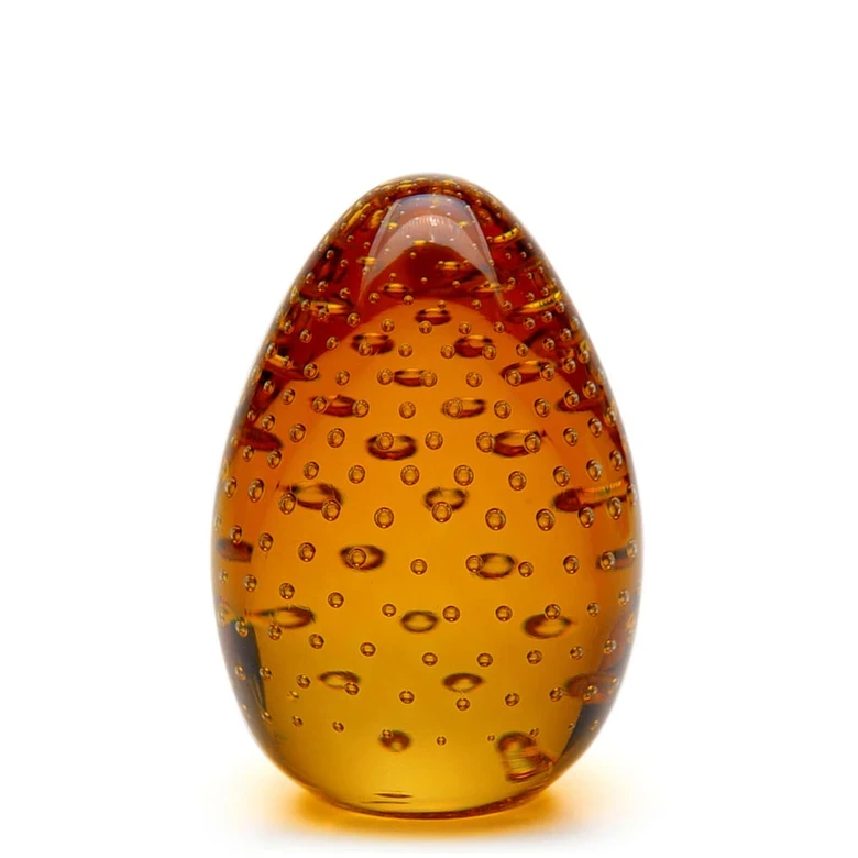Peso Tela Grande Oval Âmbar