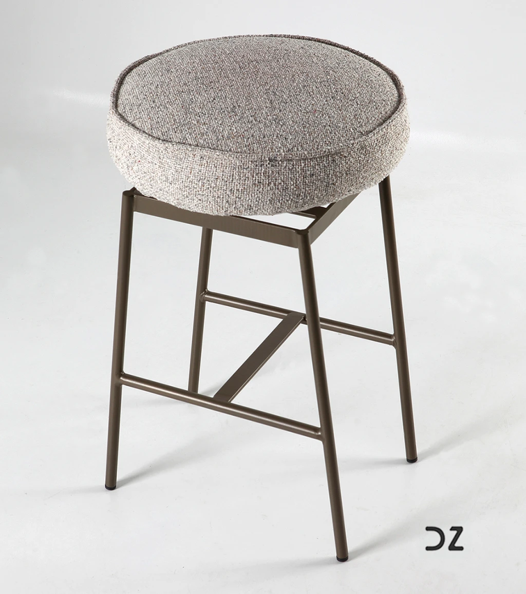 Banqueta Macaron 50cm | Tecido