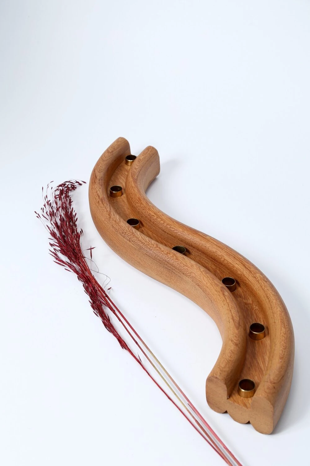 Castiçal Natural – Coleção Arco