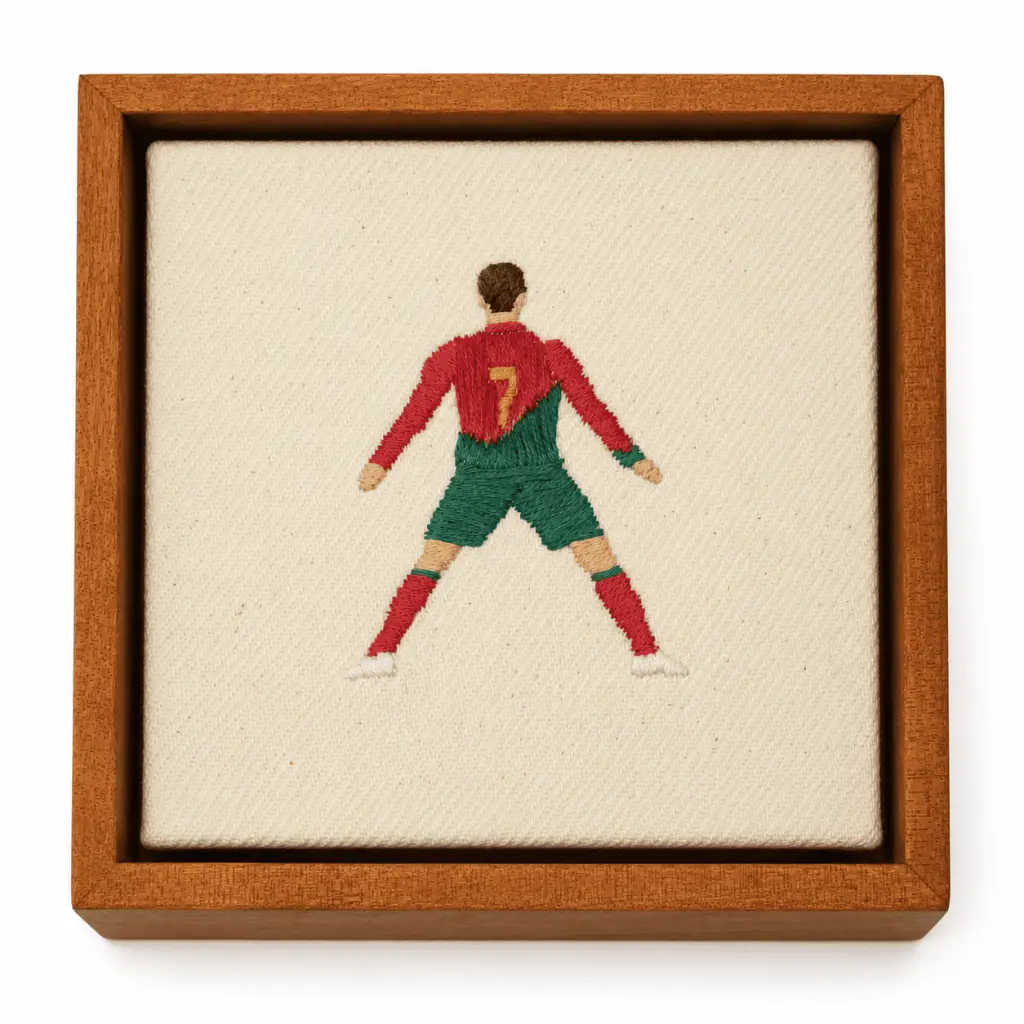 MINI QUADRO FUTEBOL: Cristiano Ronaldo