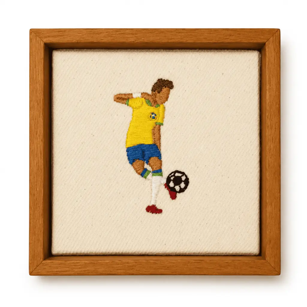 MINI QUADRO FUTEBOL: Neymar Junior