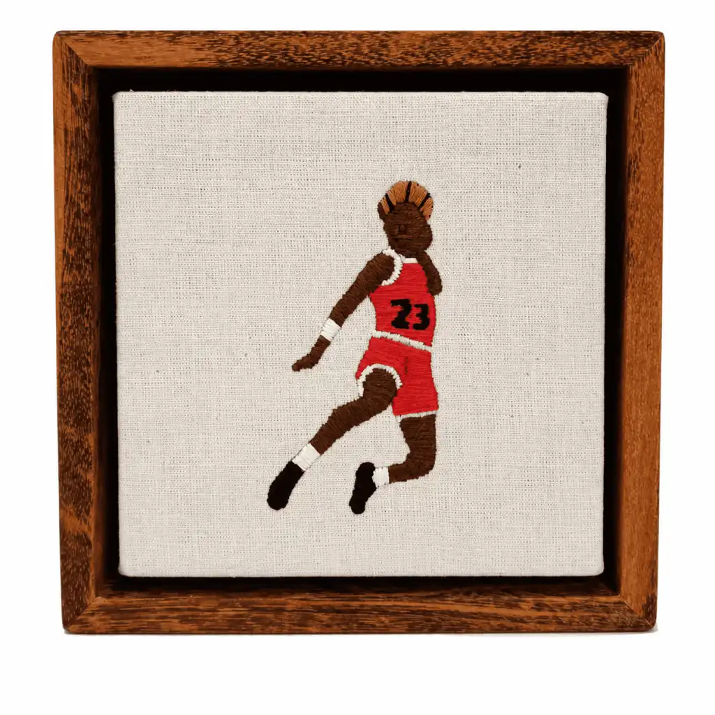 Mini Quadro Basquete Michael Jordan