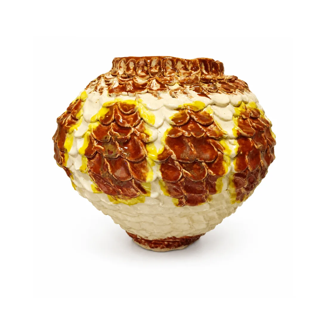 Vaso Escultural em Cerâmica