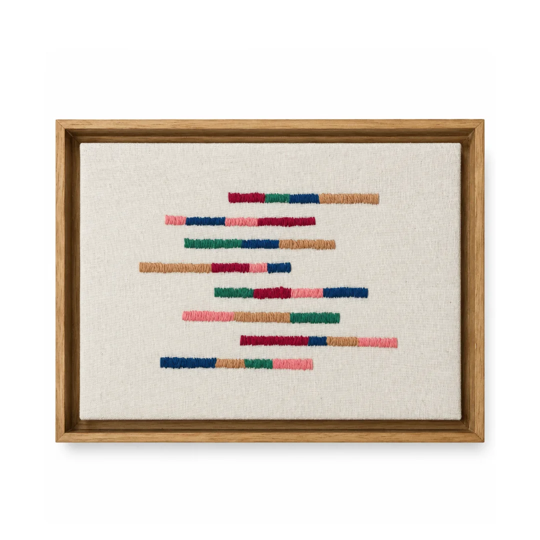 Quadro Bordado (Coleção Rítmos)